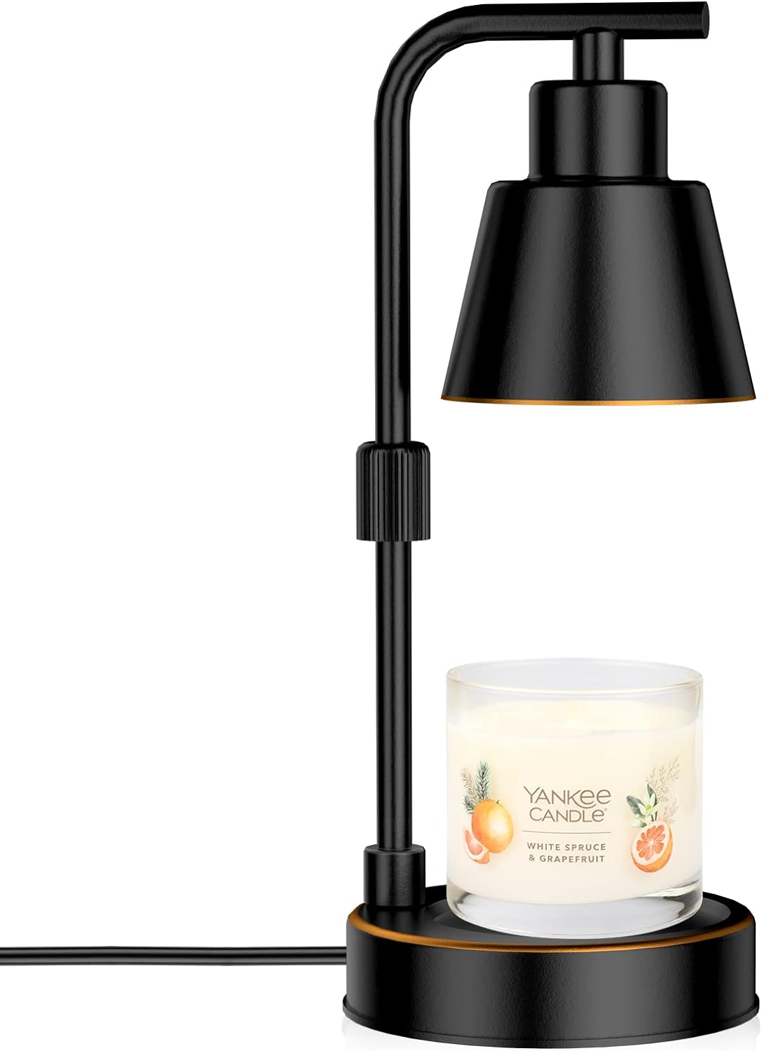 REIDEA Jar Warmer Lamp Timer Dimmer and Adjustable Height, Wax Melt for Scented Candles, Safe