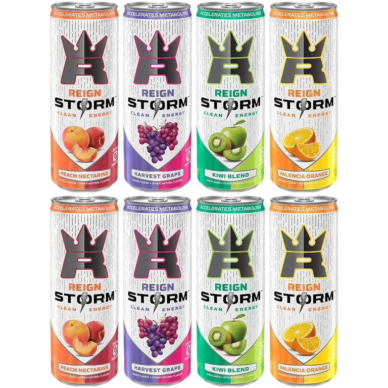 REIGN Storm Fitness & Wellness Energy Drink 4 Flavor Variety Pack REIGN Storm Fitness & Wellness Energy Drink 4 Flavor Variety Pack