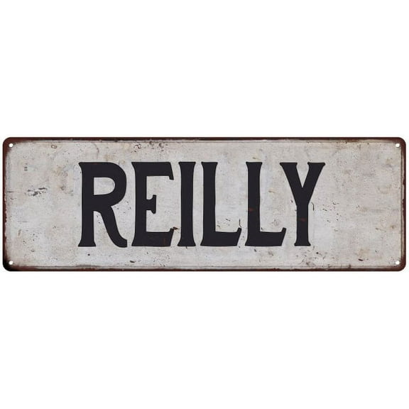REILLY Vintage Look Personalized Rustic Chic Metal Sign 6x18 206180036560