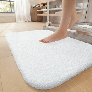 TOFTBO Bath mat, gray-white mélange, 20x31 - IKEA