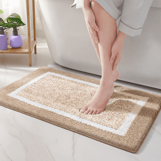 1pc Bathroom Floor Mat, Absorbent Toilet Mat, Thickened Non-slip Floor Mat,  Bath Mat, Home Decor