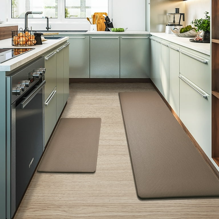 Abilliongo Kitchen Rugs Anti-Fatigue Kitchen Mat, Cushioned Kitchen Floor  Mats, Non-Slip Waterproof Kitchen Runner Rug for Sink
