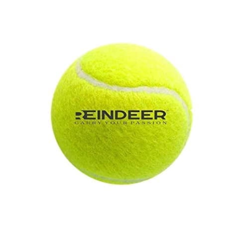 REINDEER Light Weight Rubber Cricket & Tennis Ball (Pack of 2)