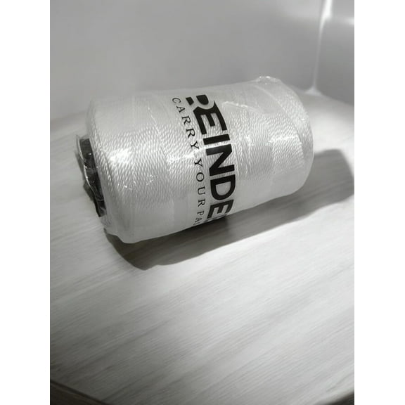 REINDEER Nylon Thread Dhaga Black & White for Cricket Bat Handle Durable Grip For All Cricket Bats Pack of 2.