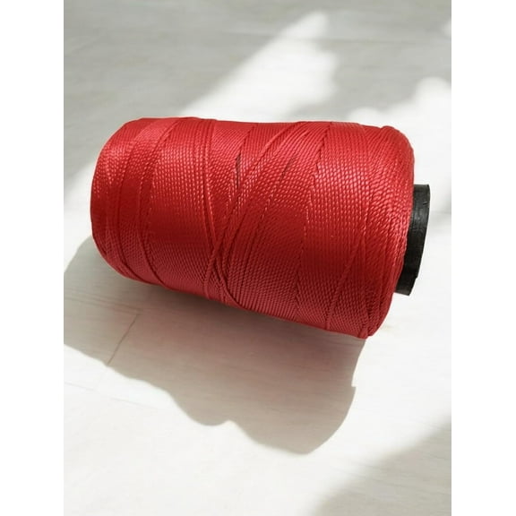 REINDEER Nylon Thread Dhaga RED for Cricket Bat Handle Durable Grip For All Cricket Bats Pack of 1.