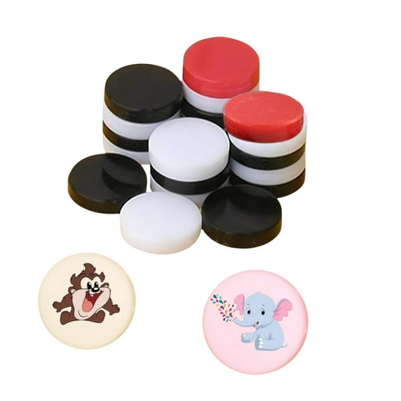 REINDEER PVC Carrom Cartoon Striker (White) | Smooth, Durable & Lightweight | Fun Design for All age group | Suitable for All Standard Carrom Boards | Cartoon character may very as per availability