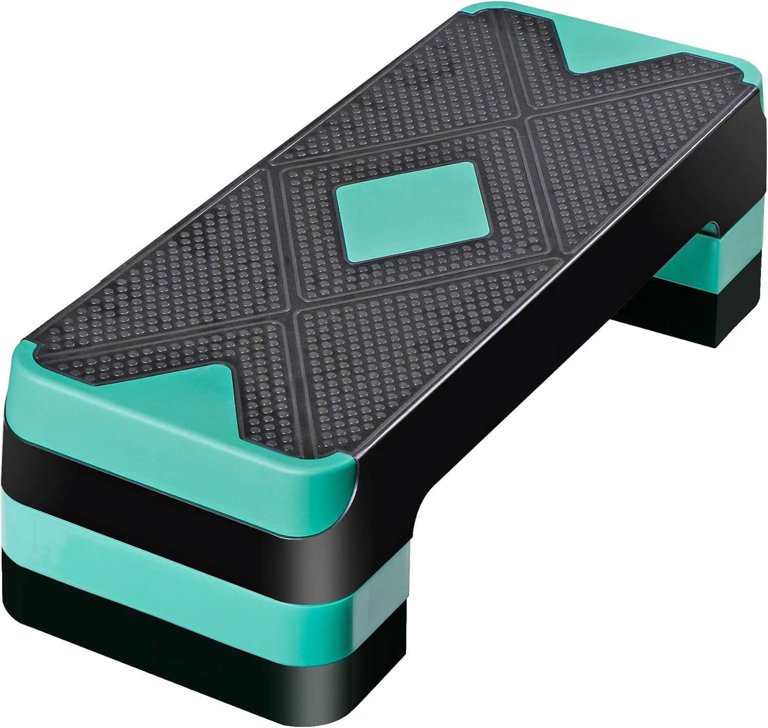 REKHH 26.5 inch Aerobic Step Platform with 4 Step Risers, Height ...
