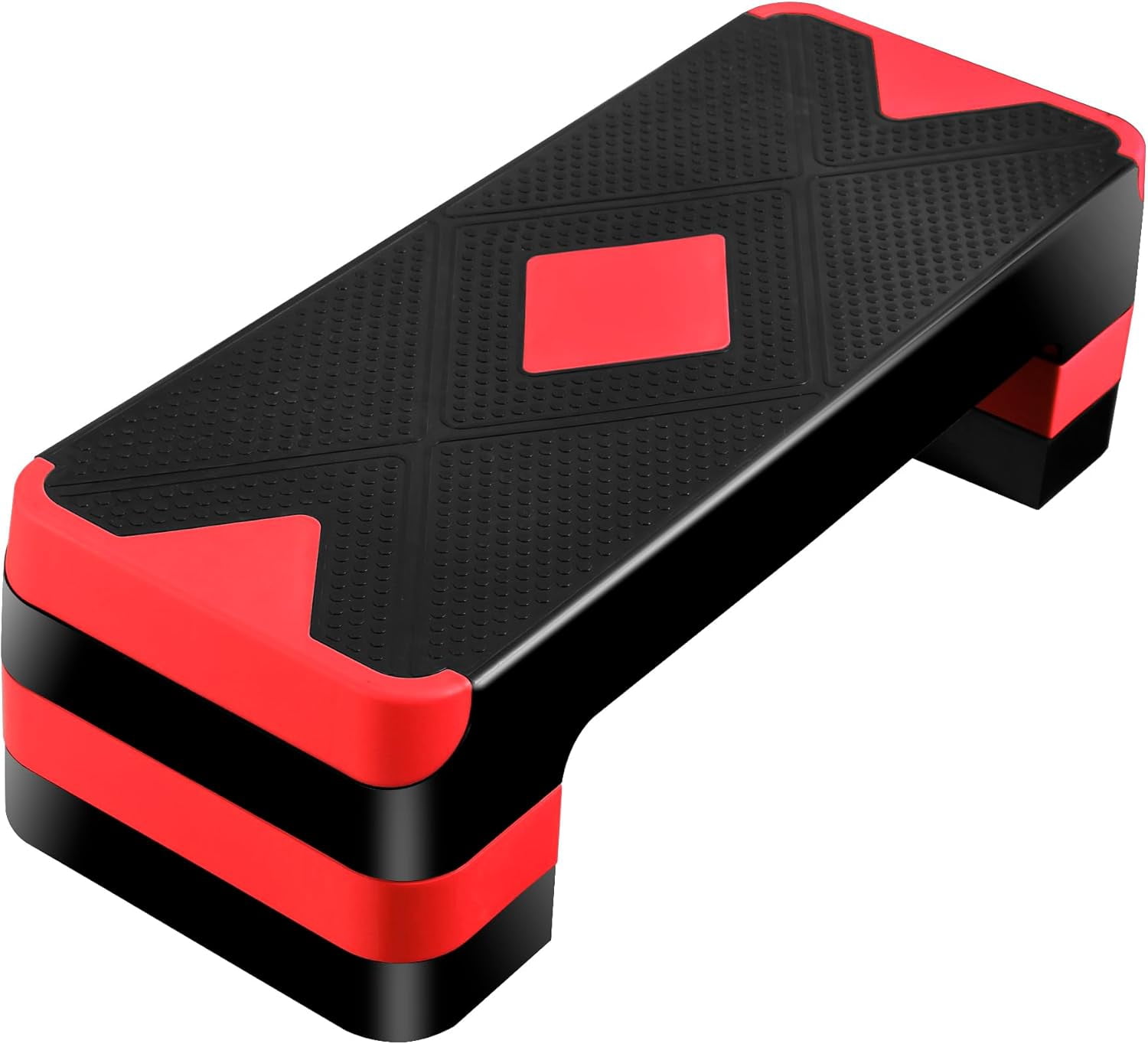 REKHH 26.5 inch Aerobic Step Platform with 4 Step Risers, Height ...