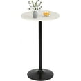 thumbnail image 1 of REKHH  Bar Table 40 Inch Round Table Height Top Pub Table Cocktail Table for Home, Kitchen and Dining Room,23"D x 23"W x 39"H, 1 of 7