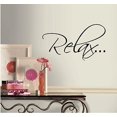 thumbnail image 1 of RELAX #2 ~ WALL DECAL, HOME DECOR 13" X 22", 1 of 3