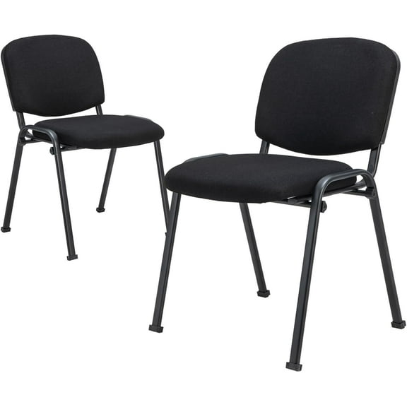 RELAX4LIFE Modern Office Reception Waiting Room Chairs, Stackable, Armless, Padded Seat & Ergonomic Backrest, 330 lbs Weight Capacity