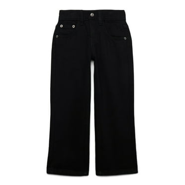 Wonder Nation Boy's Relaxed Straight Denim Jeans, Sizes 4-18