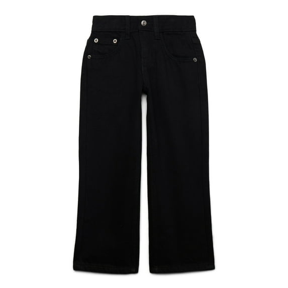 Wonder Nation Boy's Relaxed Straight Denim Jeans, Sizes 4-18