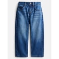 thumbnail image 1 of Wonder Nation Boys Relaxed Straight Leg Denim Jeans, Sizes 4-16, 6-10 Slim & Husky, 1 of 3