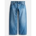 thumbnail image 1 of Wonder Nation Boys Relaxed Straight Leg Denim Jeans, Sizes 4-16, 6-10 Slim & Husky, 1 of 3