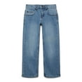 thumbnail image 1 of Wonder Nation Boy's Relaxed Straight Stretch Denim Jeans, Sizes 4-16, 6-10 Slim & Husky, 1 of 3