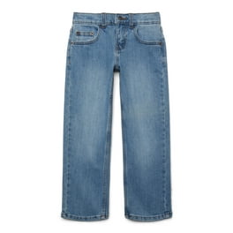 【WONDER WONDER】Vico Back Pocket Wide Denim Pants Wonder Nation Toddler Boy Ripped and Repaired Jeans, Sizes
