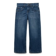 WONDER NATION Boy's Relaxed Straight Stretch Denim Jeans, Sizes 4-16, 6-10 Slim & Husky