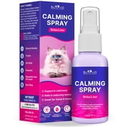 Calming Pheromone Spray & Scratch Repellent for Cats - Reduces Scratching Furniture, Pee - During Travel, Fireworks, Thunder, Vet Zone - Helps with Stress, Fighting, Hiding (1 pack 1.7 oz)