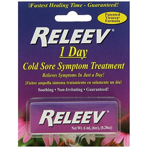 RELEEV 1 Day Cold Sore Symptom Treatment 0.20 Oz