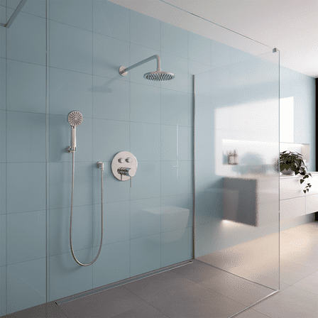 RELIAFLO Push Button Shower System in Polished Chrome - V83967-01