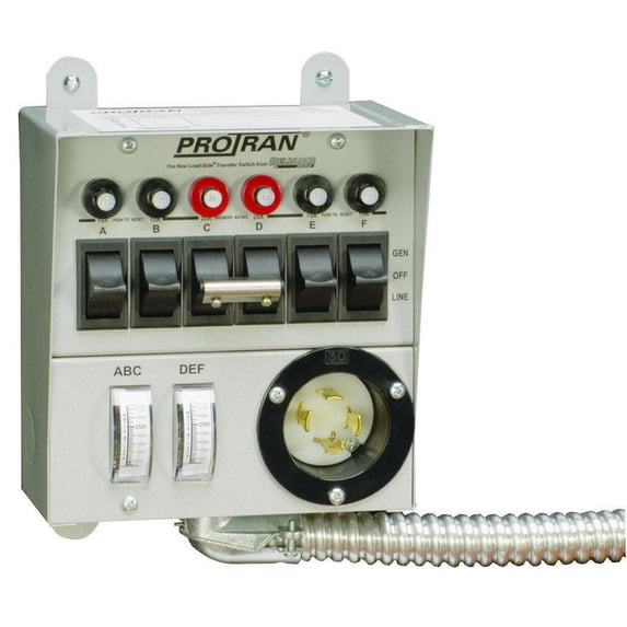 Reliance Controls 30216A 6 Circuit Transfer Switch
