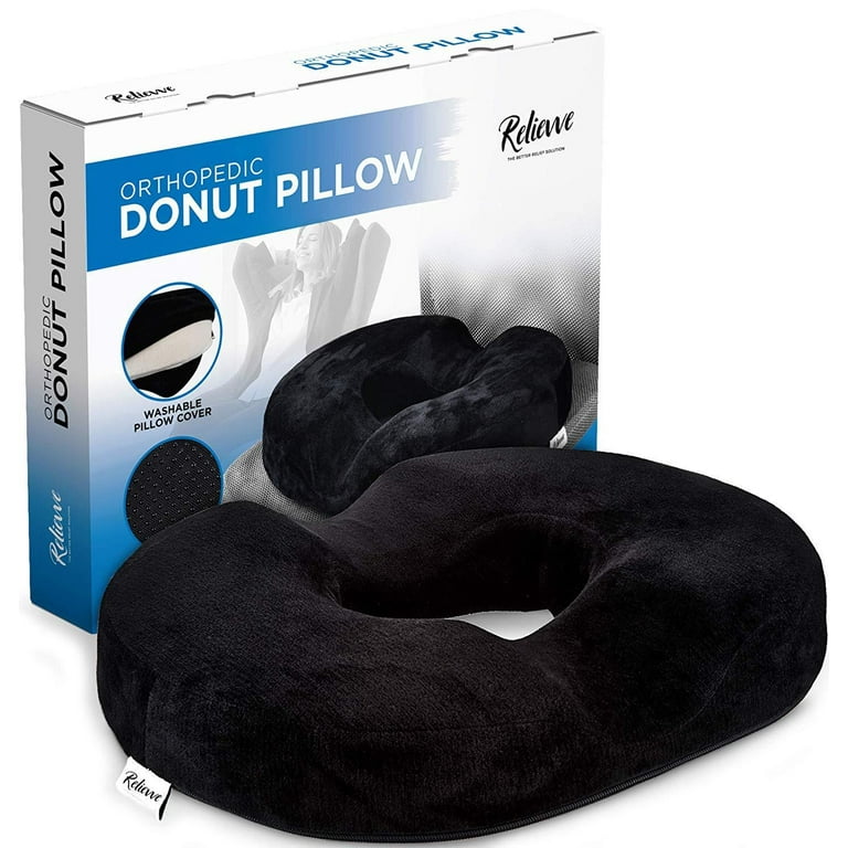https://i5.walmartimages.com/seo/RELIEVVE-Donut-Pillow-Pain-Relief-Cushion-Tailbone-Hemmoroid-Treatment-Prostate-Bed-Sores-Pregnancy-Post-Natal-More-Ultra-Comfort-Memory-Foam_fbc0cce4-a5e1-4837-896f-ac31171c2df1_1.f9bfe4d16d000a9726d1a34eee2e74ed.jpeg?odnHeight=768&odnWidth=768&odnBg=FFFFFF
