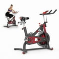 thumbnail image 1 of Stationary Low Noise Cycling indoor bike for Home Cardio Training with 330lbs Weight Capacity, Silent Belt Drive and Comfortable Seat Cushion, 1 of 12