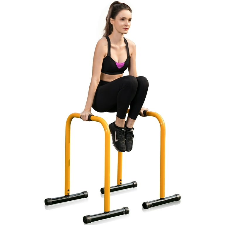RELIFE SPORTS Heavy Duty Home Gym Dip Station Fitness Workout Dip bar Push Up Stand Walmart