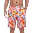 thumbnail image 1 of RELLECIGA Men’s Swim Trunks Causal Beach Shorts with Pockets Size XXL, 1 of 11