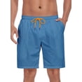 thumbnail image 1 of RELLECIGA Men’s Swim Trunks Causal Beach Shorts with Pockets Size XXXL, 1 of 11
