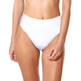 thumbnail image 1 of RELLECIGA Women White High Waisted Bikini Swimsuit Bottom Female Size x-Large, 1 of 13