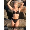 thumbnail image 1 of RELLECIGA Women's Cheeky Mid Waisted Swimsuit Bottoms High Cut Moderate Coverage Bikini Bottoms, 1 of 6