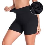 RELLECIGA Womens 5 High Waisted Swim Bottoms Swim Shorts Sport Board Shorts Swimwear
