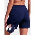 thumbnail image 1 of RELLECIGA Women's High Waisted Swim Shorts with Pockets Quick Dry Board Shorts, 1 of 7