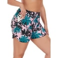 thumbnail image 1 of RELLECIGA Women's High Waisted Swim Shorts with Pockets UV Sun Protection Board Shorts, 1 of 9