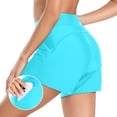 thumbnail image 1 of RELLECIGA Women's High Waisted Swim Shorts with Pockets UV Sun Protection Board Shorts, 1 of 8