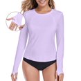 thumbnail image 1 of RELLECIGA Women's Long Sleeve UPF 50+ UV Protection Swim Top Bathing Suit Rash Guard Swim Shirt Long Sleeve Swimsuit, 1 of 1