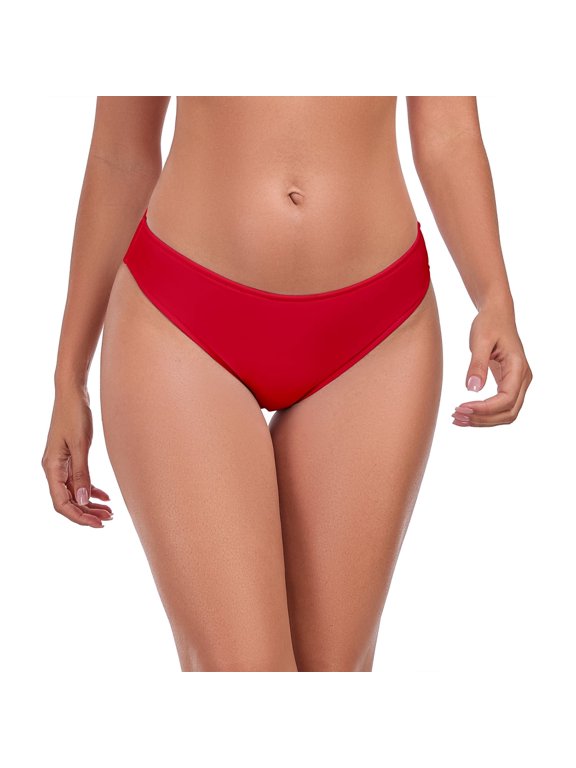 Women's Low Waisted Bikini Bottom Bathing Suit Bottom