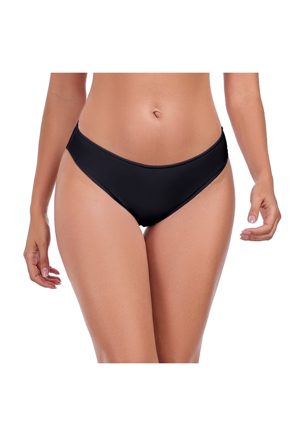 Women's Low Waisted Bikini Bottom Bathing Suit Bottom