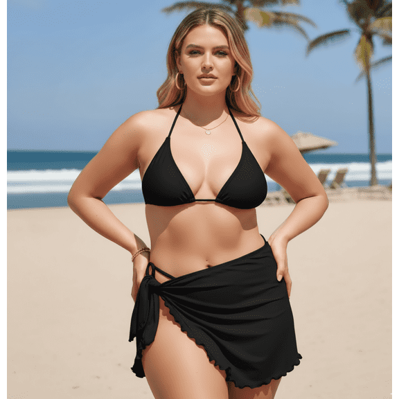 RELLECIGA Women's Swimsuit Cover Up Beach Sarong Bikini Wraps