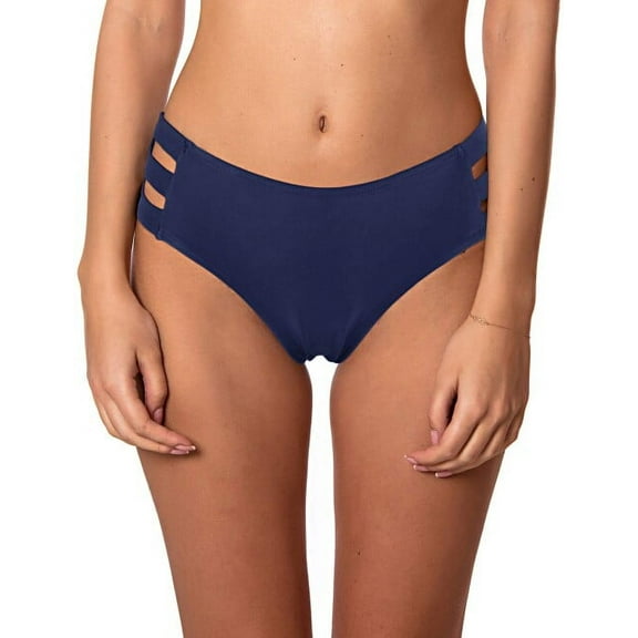 RELLECIGA Women's Swimsuit Strappy Bikini Swim Bottom Full Coverage Swimwear Bathing Suits