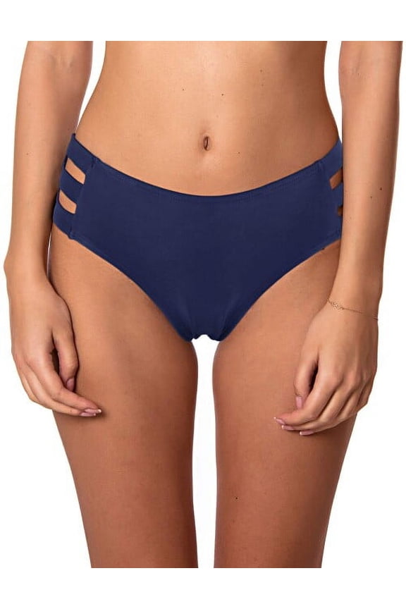 Women's Swimsuit Strappy Bikini Swim Bottom Full Coverage Swimwear Bathing Suits