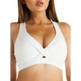 thumbnail image 1 of RELLECIGA Women's V Neck Racerback Sports Bras Yoga Bra Tops Fitness Support Workout Top, 1 of 5