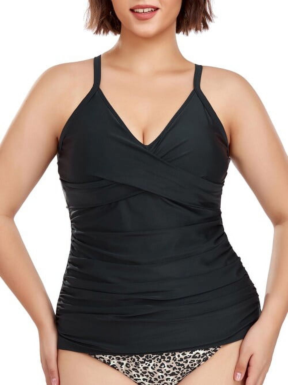 Women's Raelynn Tankini - Comfortable Swimsuit with Square Neckline and Shorts