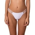 thumbnail image 1 of RELLECIGA Women's White Strappy Sexy Thong Bikini Swimsuit Bottom String Bikini Panty Bathing Suit, 1 of 7