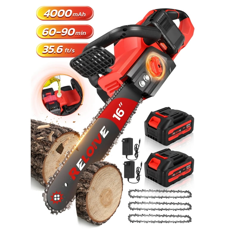Battery Chainsaw Bunnings Ozito Brushless Chainsaw RELOIVE 16-inch