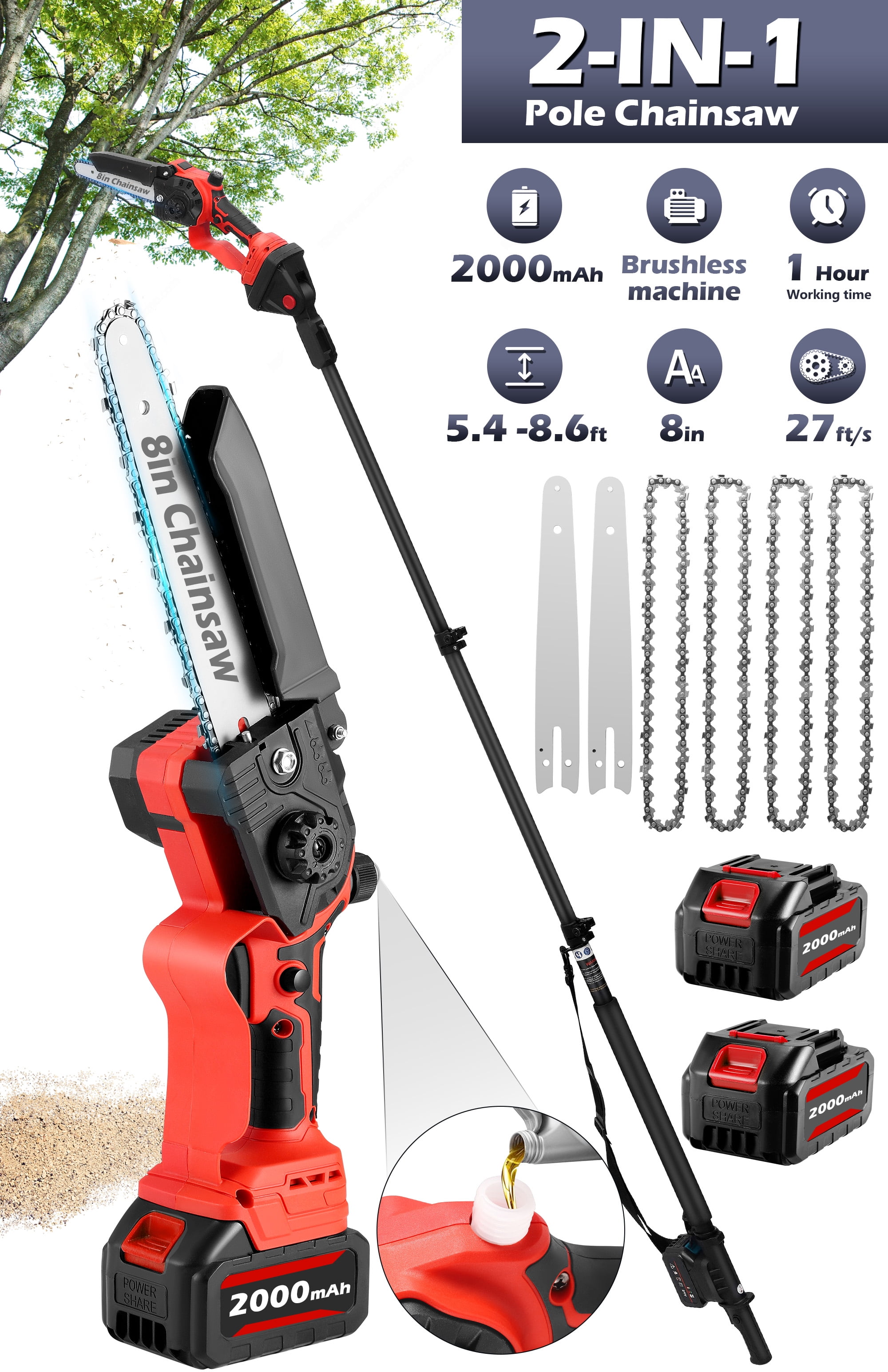Cordless Pole Saws in Pole Saws Walmart