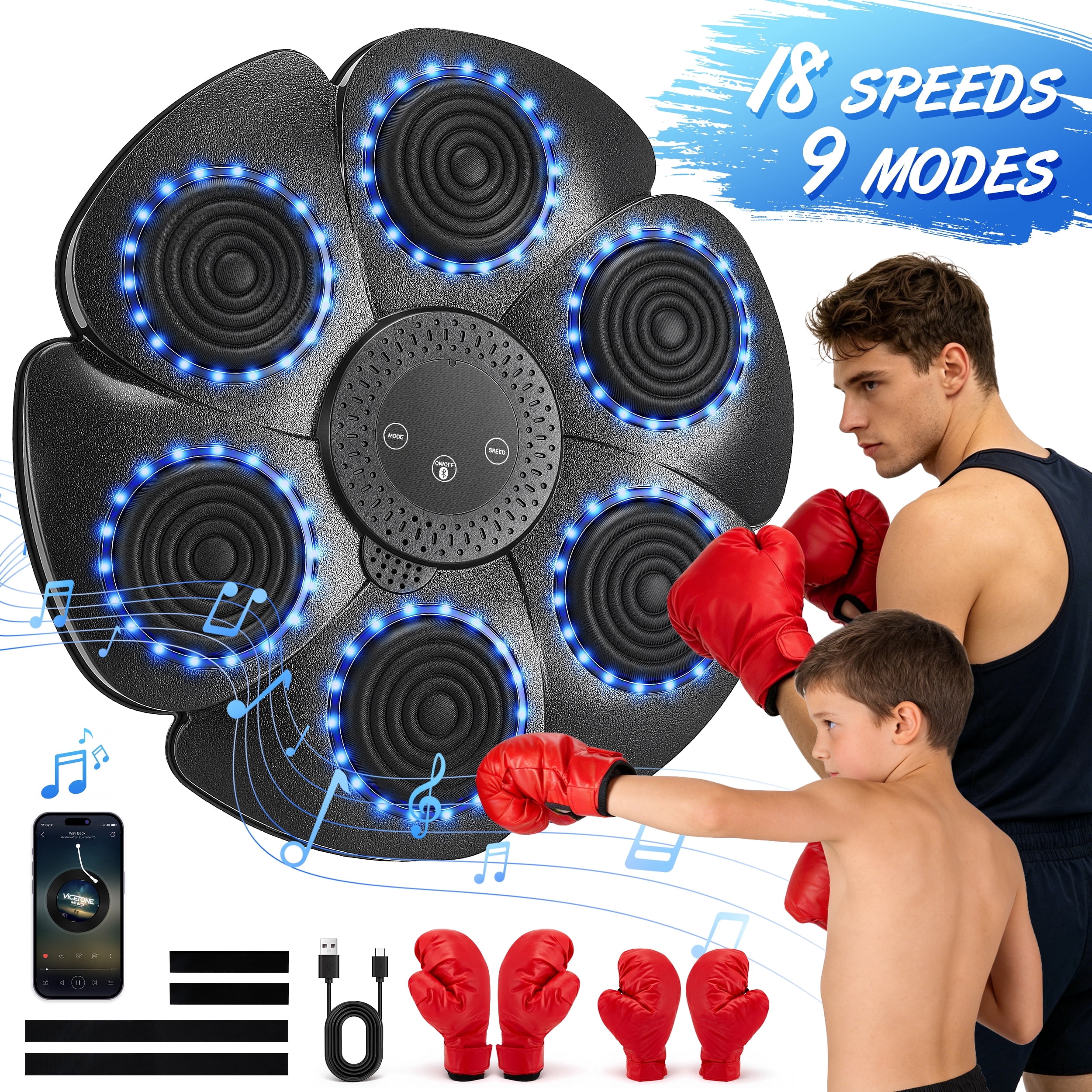 One Punch Music Boxing Machine
