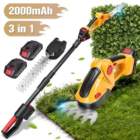 RELOIVE Cordless Pole Hedge Trimmer with Adjustable Head & Telescoping Shaft, Battery & Charger included